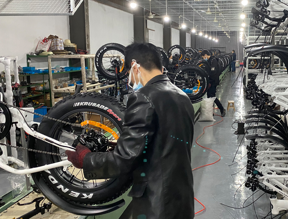 Bicicletas elétricas da linha de produção Freepath